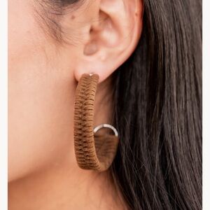 Rural Guru - brown earring. NWT